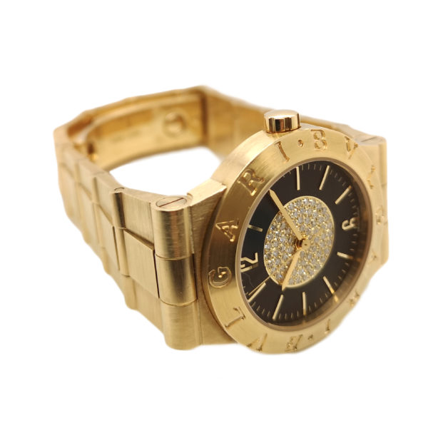 18K Yellow Gold Bvlgari Diagano Left View