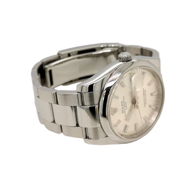 Rolex Oyster Perpetual Date 115200 Left View