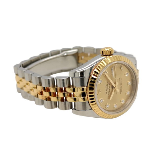 Rolex Lady Datejust Diamond 179173 Left View