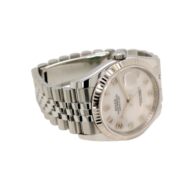 Rolex Datejust 36 Mop 116234 Left View