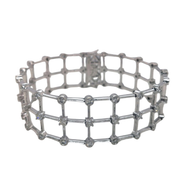 750 WG DIA BRACELET