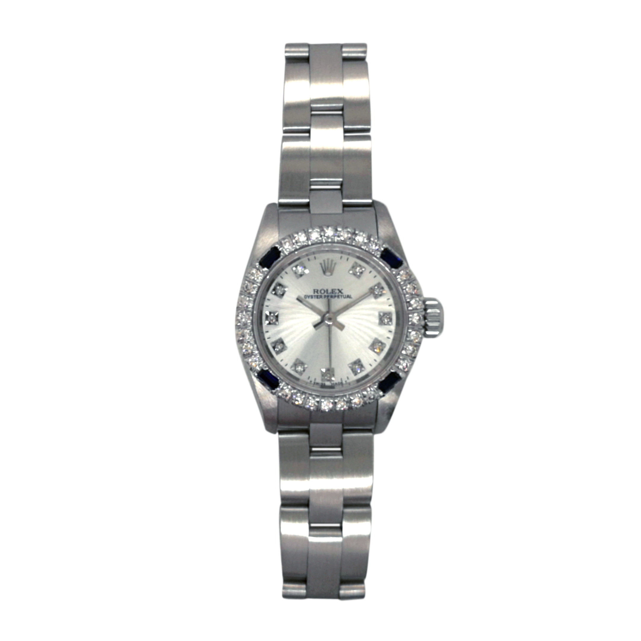 Rolex Oyster Perpetual Dia & Sapphire 67180