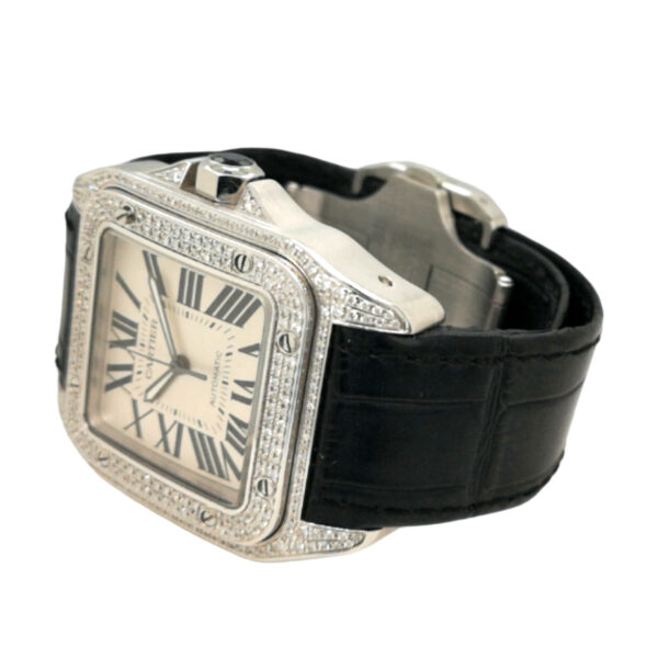 Cartier Santos 100 Diamond - Image 3