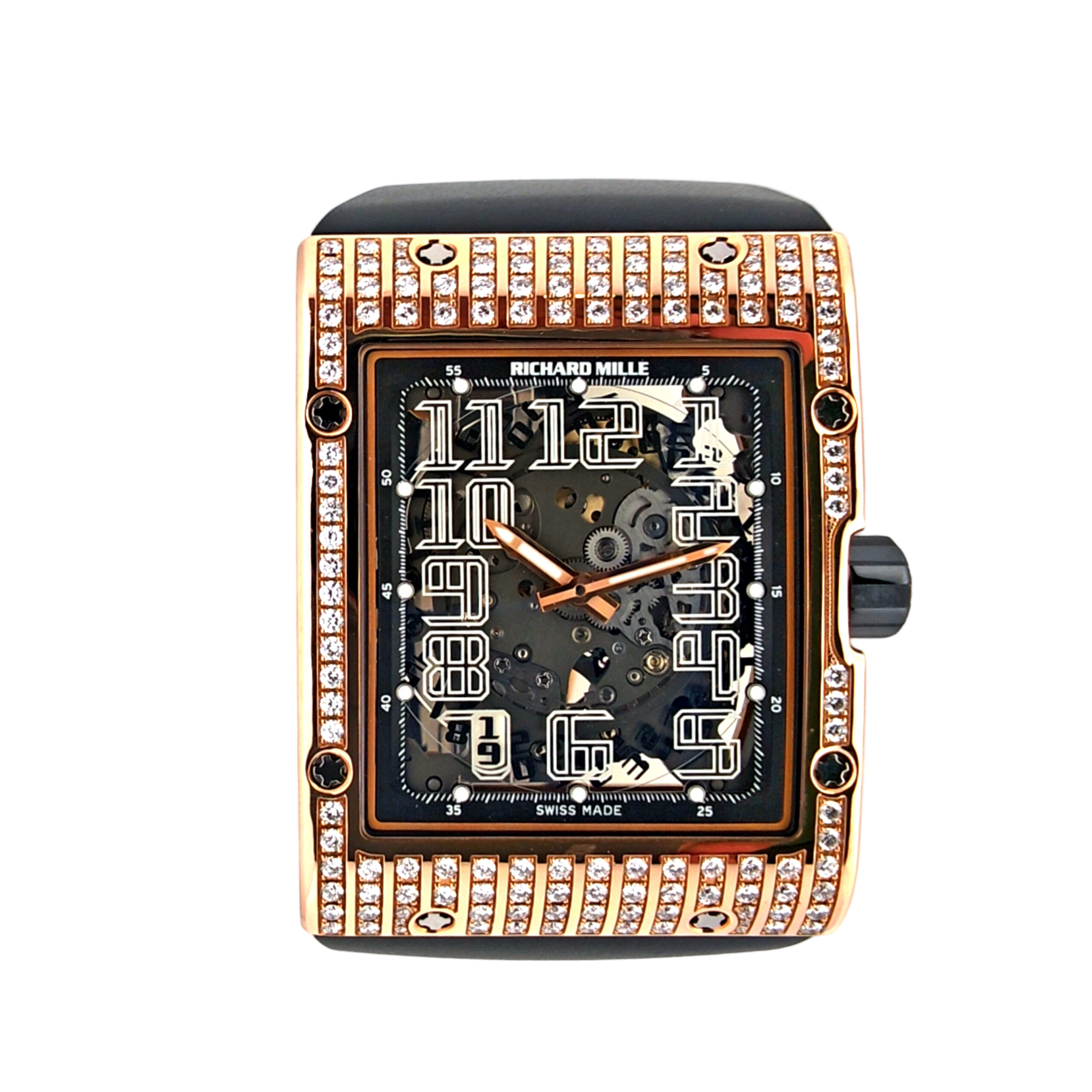 18K Rose Gold Richard Mille Rm 016 Diamond