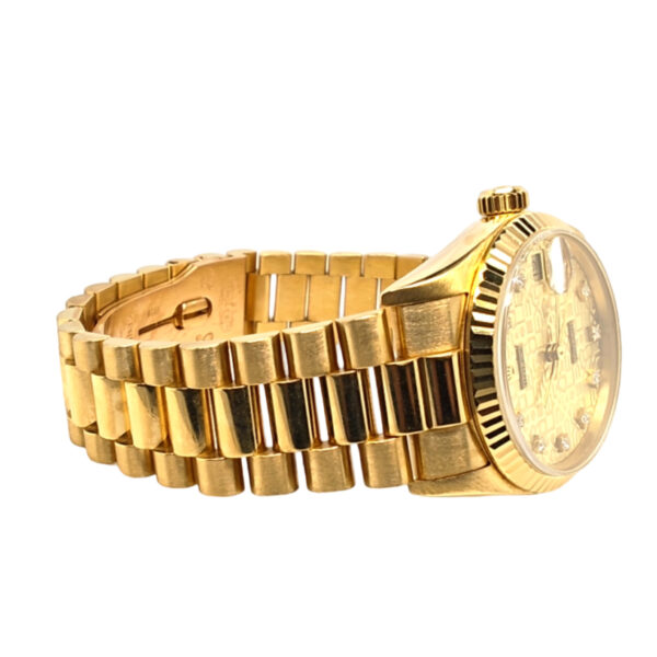 18K Yellow Gold Rolex Datejust 31 Diamond 68278