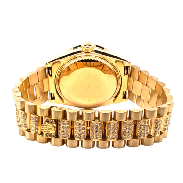 18K Yellow Gold Rolex Datejust 31 Diamond 68278