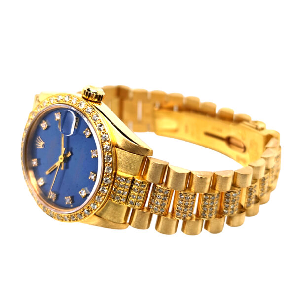 18K Yellow Gold Rolex Datejust 31 Diamond 68278