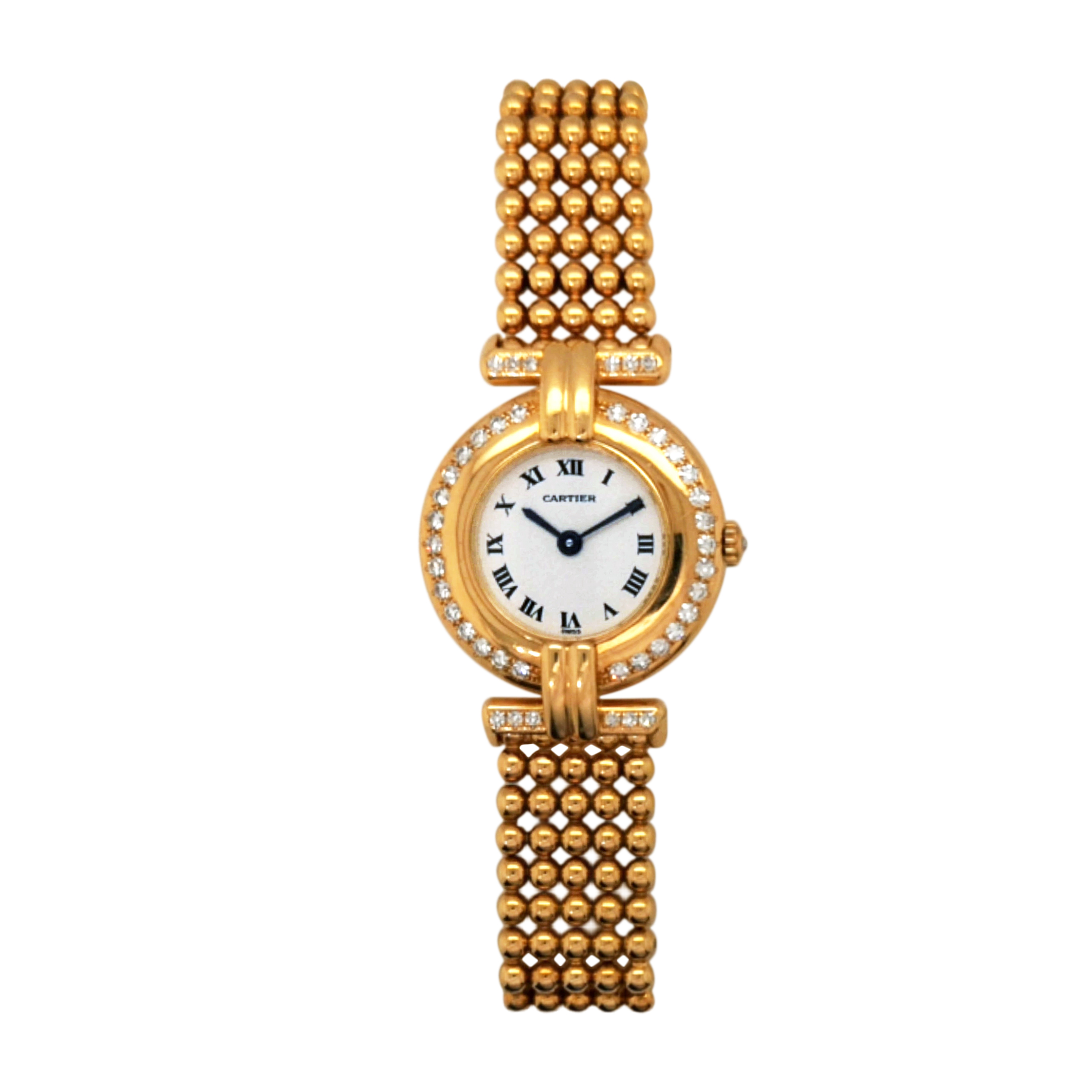 18K Yellow Gold Cartier Colisee Diamond 1653