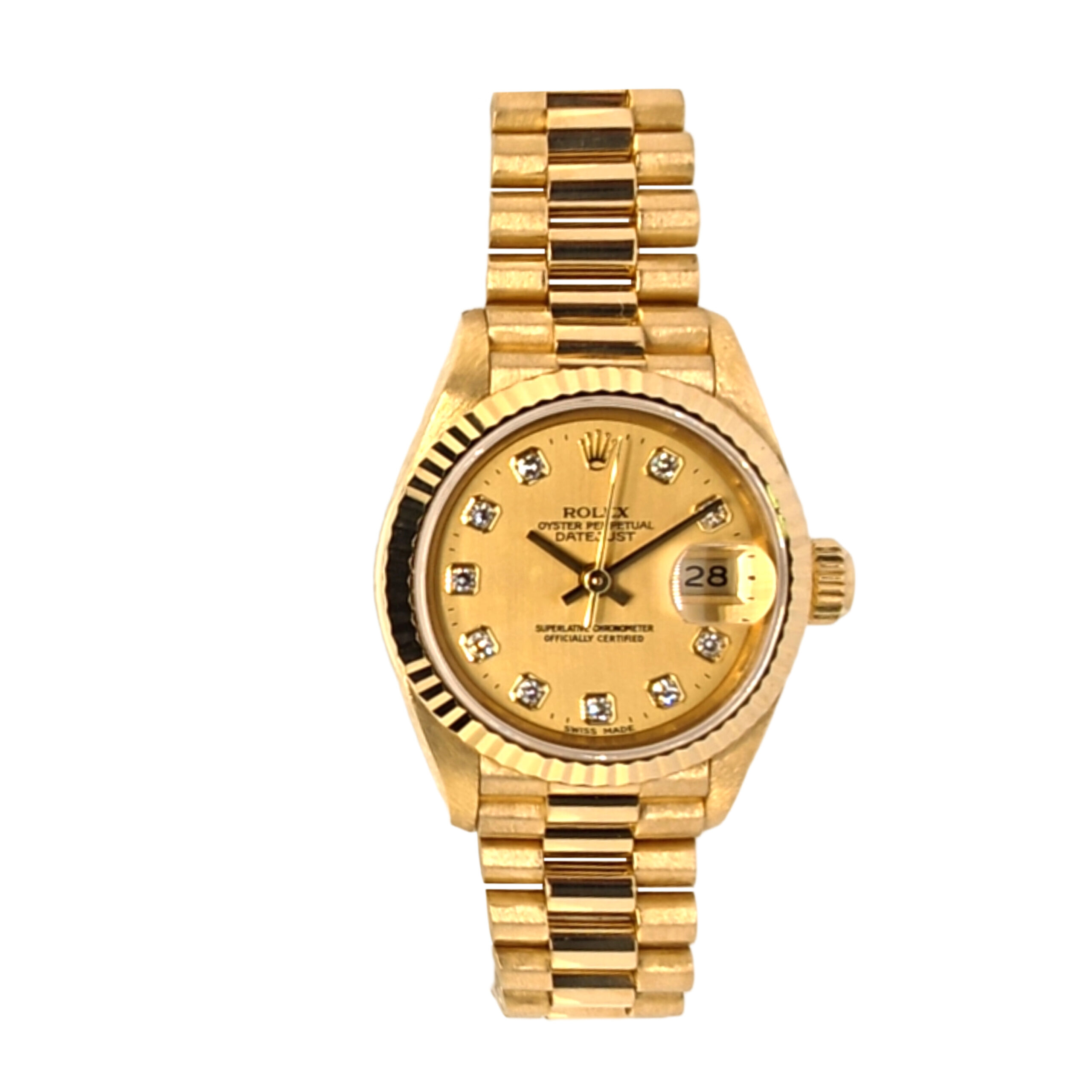 18K Yellow Gold Rolex Lady-Datejust Diamond 69178