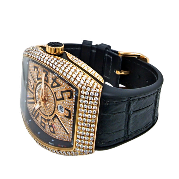 18K Rose Gold Franck Muller Vanguard Diamond