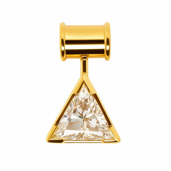 750 Yellow Gold Diamond Pendant