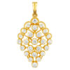 18K Yellow Gold Diamond Pendant