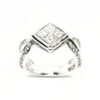 18K White Gold Diamond Ring