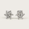 14K/18K White Gold Diamond Earstud
