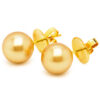 18K Yellow Gold Pearl Earstud
