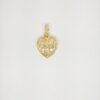 20K Yellow Gold Diamond Pendant