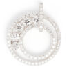 18K White Gold Diamond Pendant