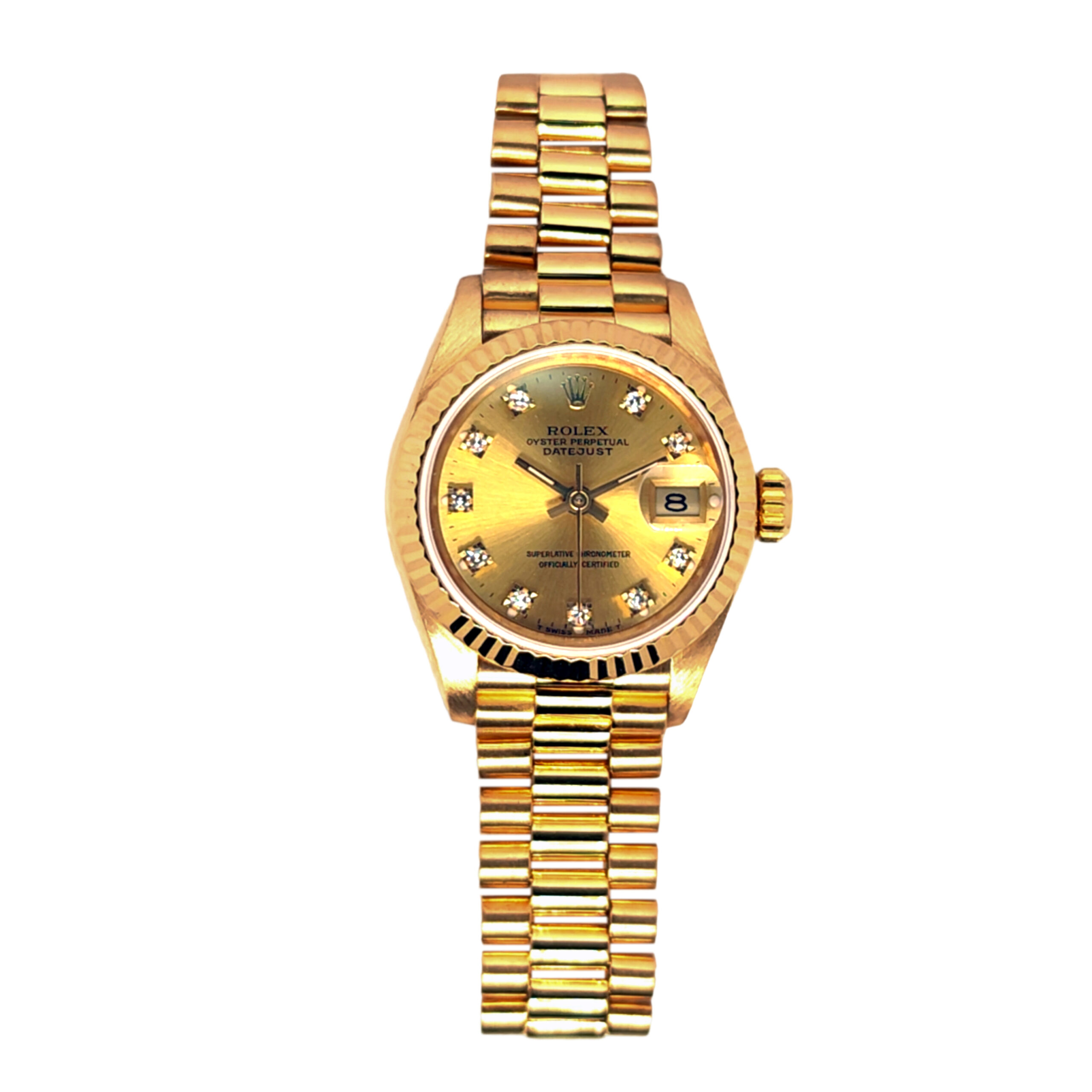 18K Yellow Gold Rolex Lady-Datejust Diamond 69178