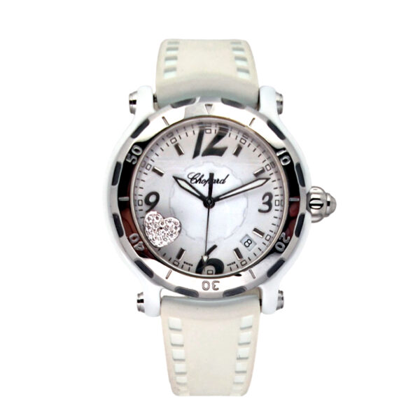 Chopard Happy Sport Ceramic-Happy Valentine Diamond