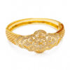 18K Yellow Gold Diamond Bangle 2 Tone