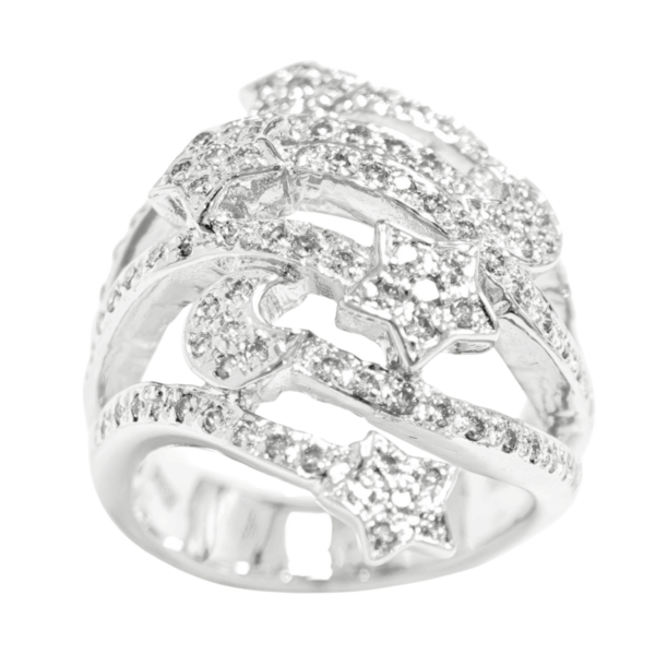18K White Gold Diamond Ring