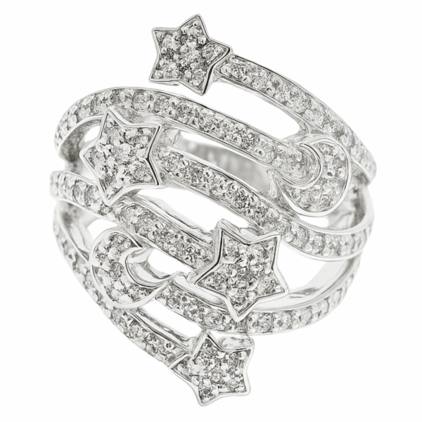 18K White Gold Diamond Ring