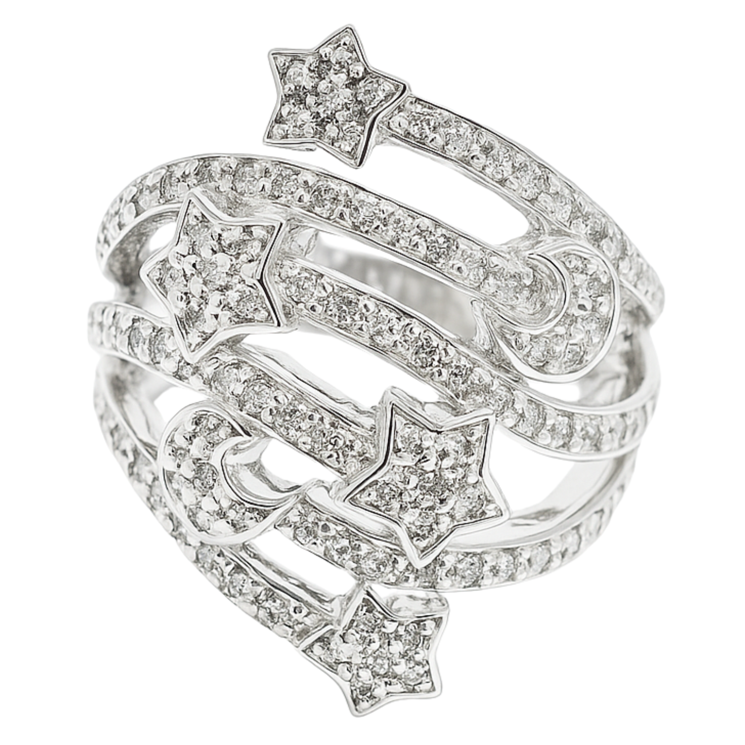 18K White Gold Diamond Ring