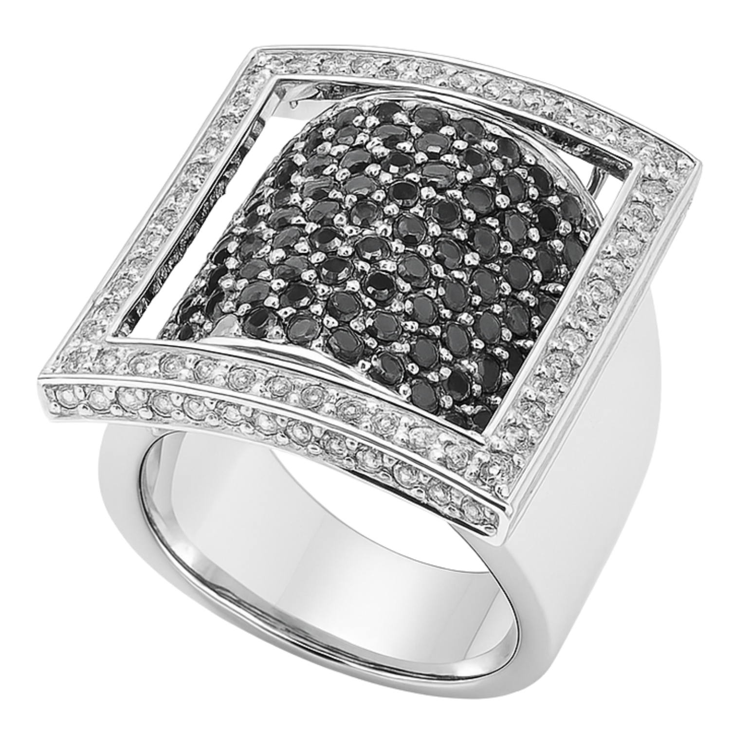 18K White Gold Diamond Ring