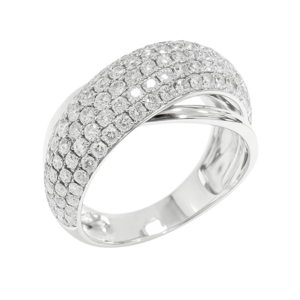 18K White Gold Diamond Ring