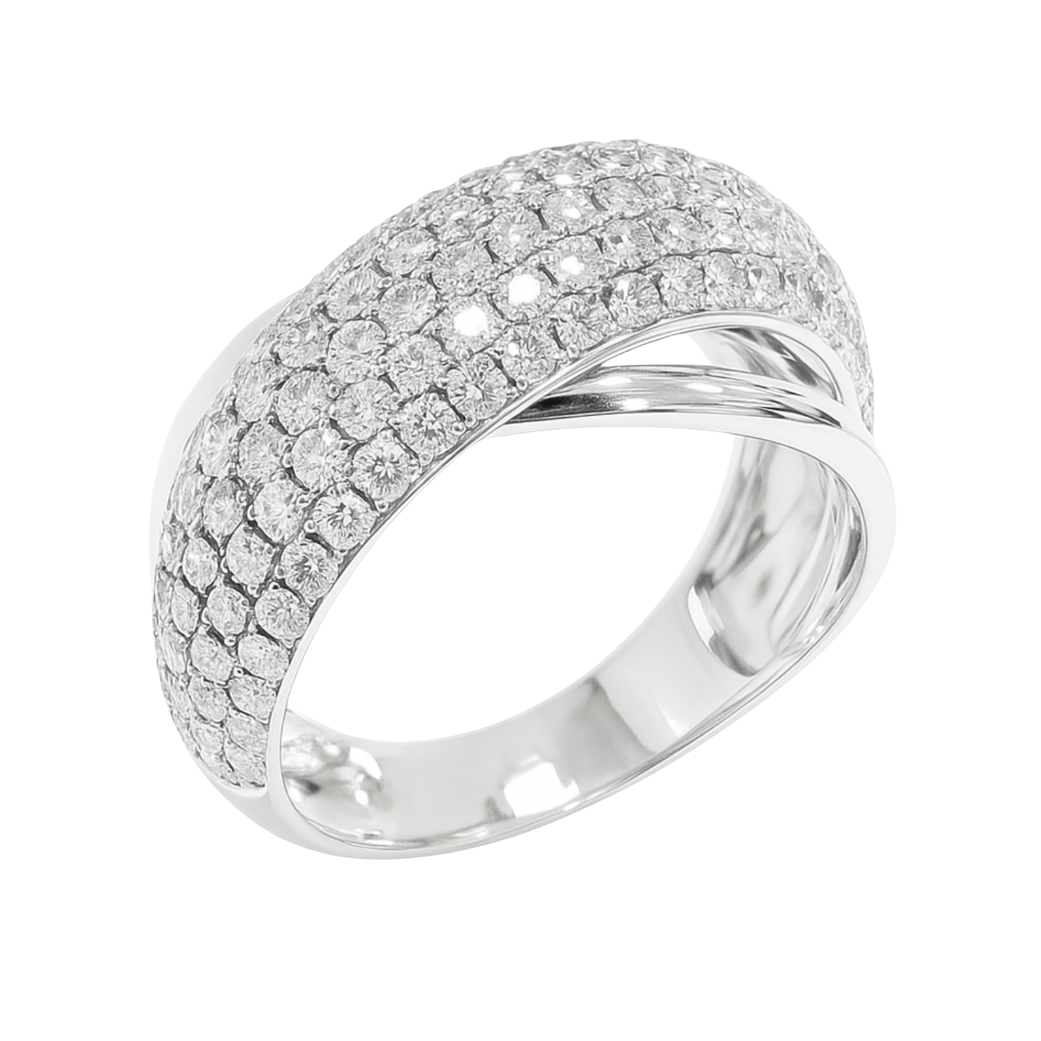 18K White Gold Diamond Ring