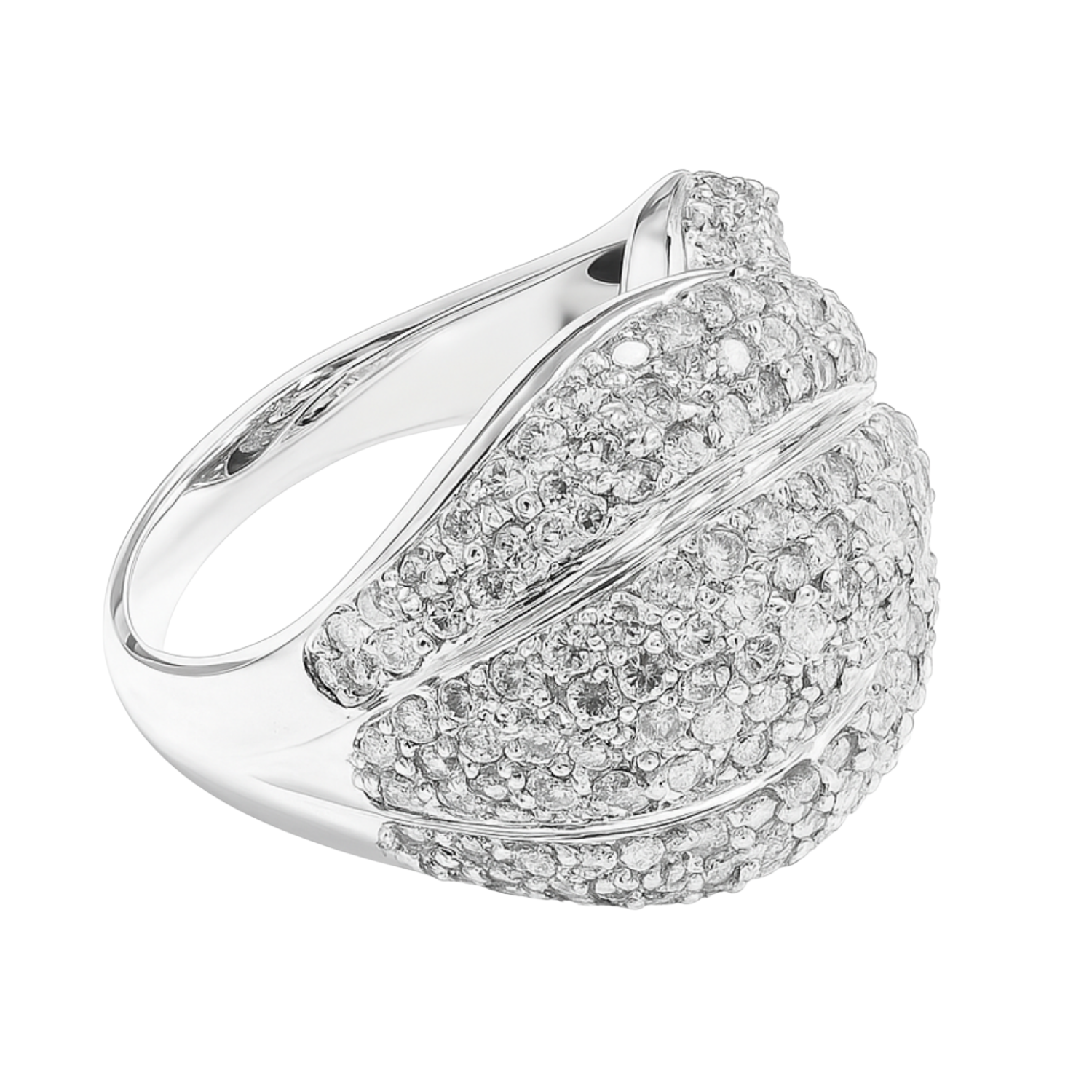 18K White Gold Diamond Ring