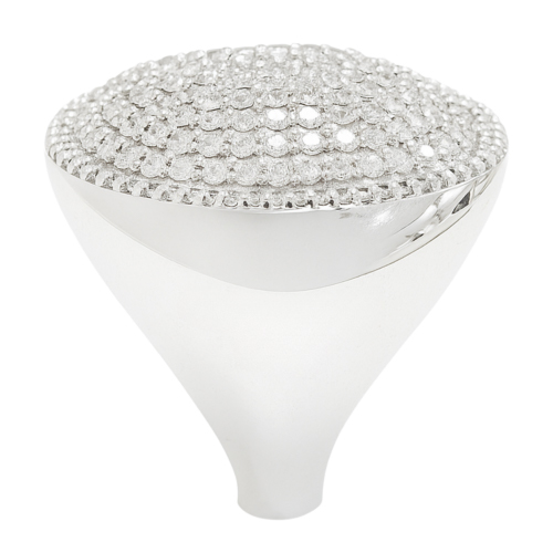 18K White Gold Diamond Ring