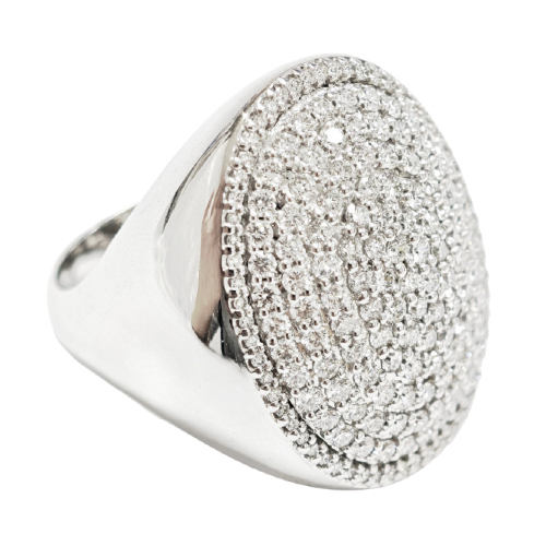 18K White Gold Diamond Ring