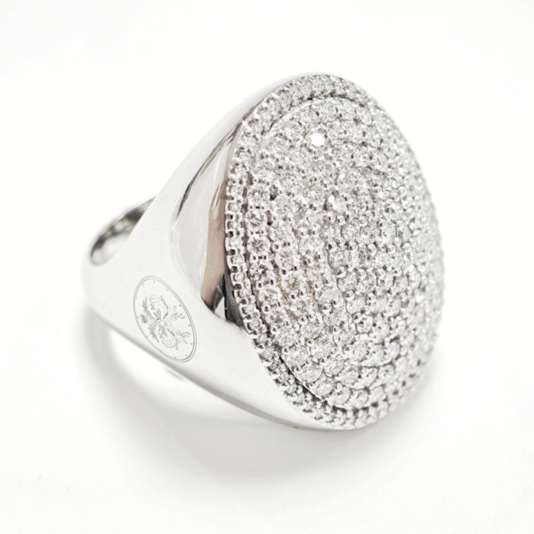 Alternative view of 18K White Gold Diamond Ring