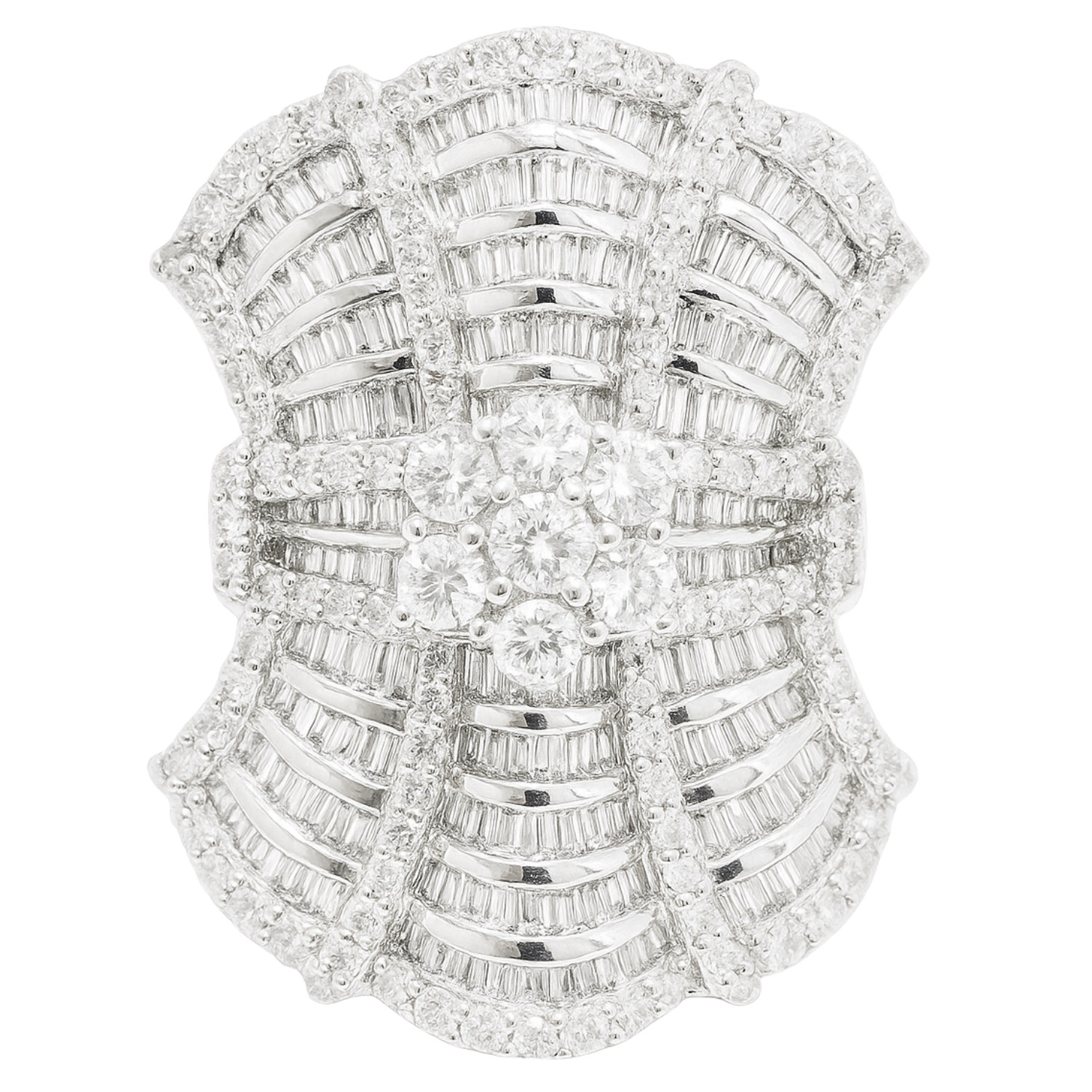 18K White Gold Diamond Ring