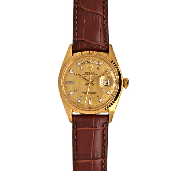 18K Yellow Gold Rolex Day-Date 36 Diamond 1803