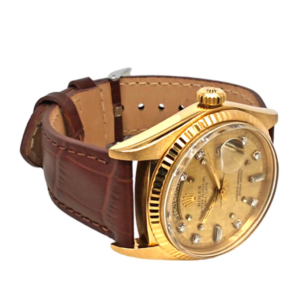 18K Yellow Gold Rolex Day-Date 36 Diamond 1803