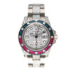 18K White Gold Rolex GMT-Master II Diamond & Sapphire 116759