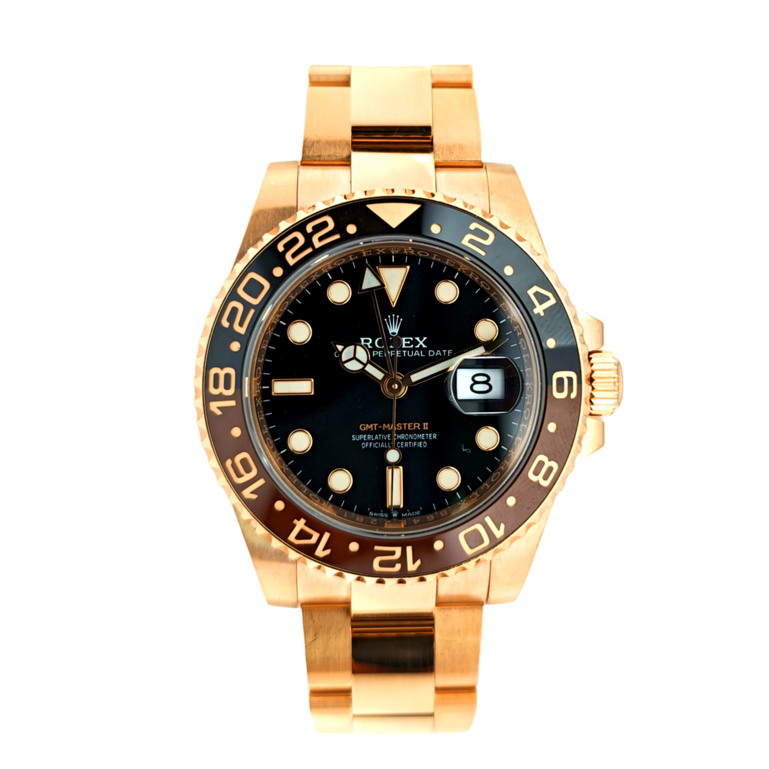 18K Rose Gold Rolex GMT-Master II 126715
