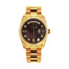 18K Yellow Gold Rolex Day-Date 36 Mop & Diamond 118238