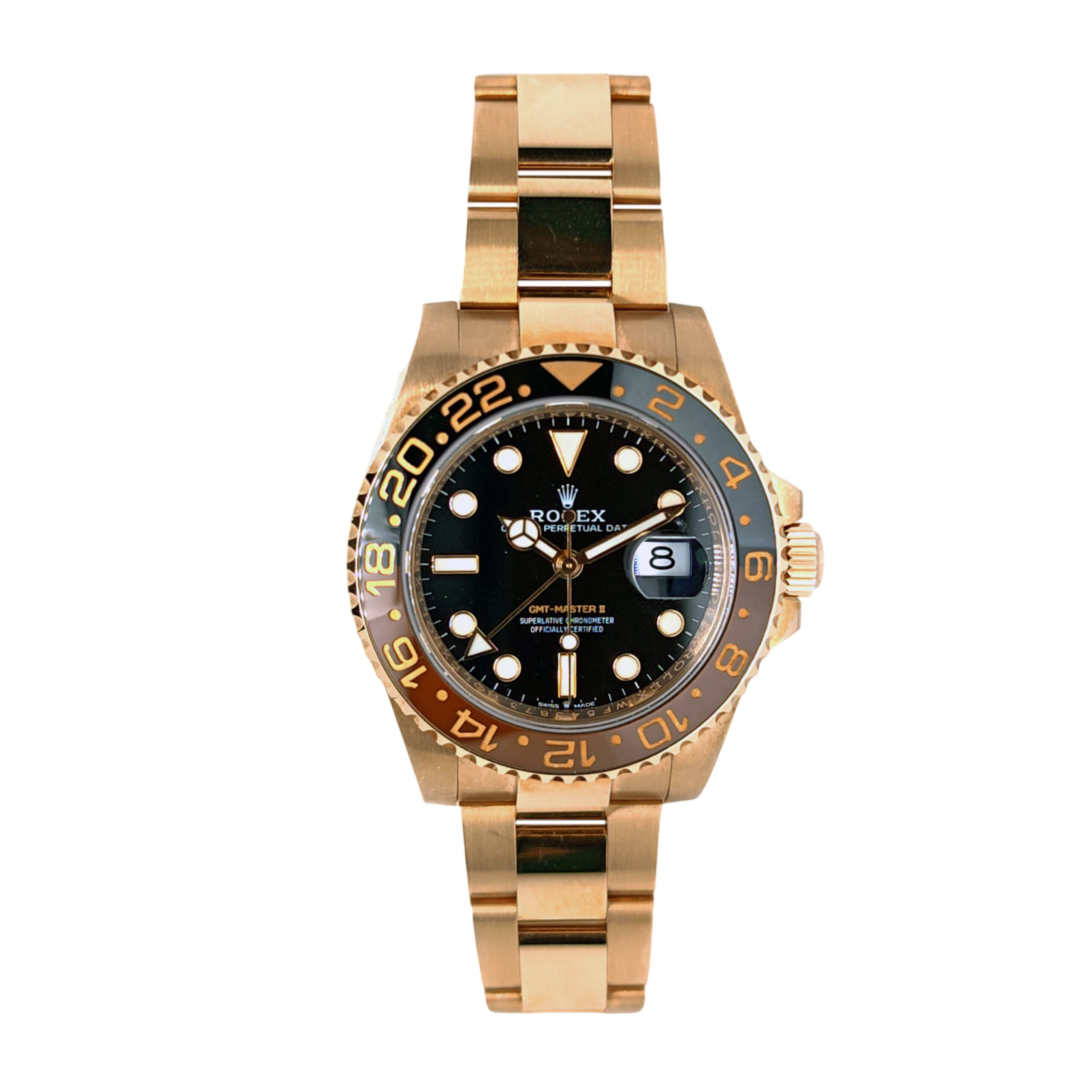 18K Rose Gold Rolex Gmt-Master Ii 126715