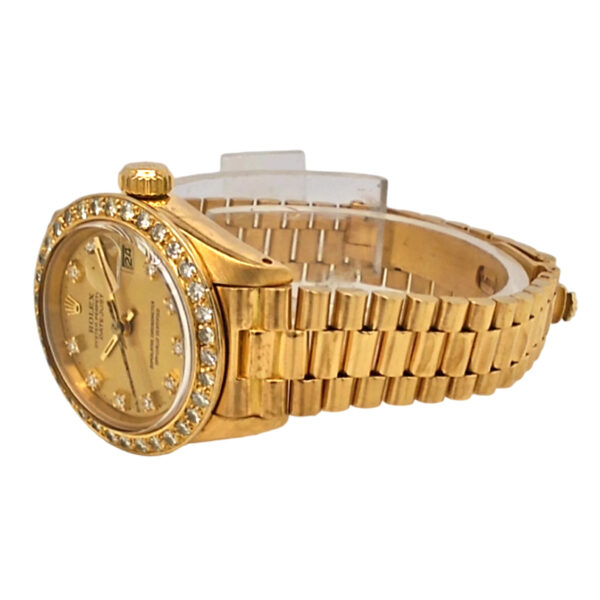 18K Yellow Gold Rolex Lady-Datejust Diamond 6917