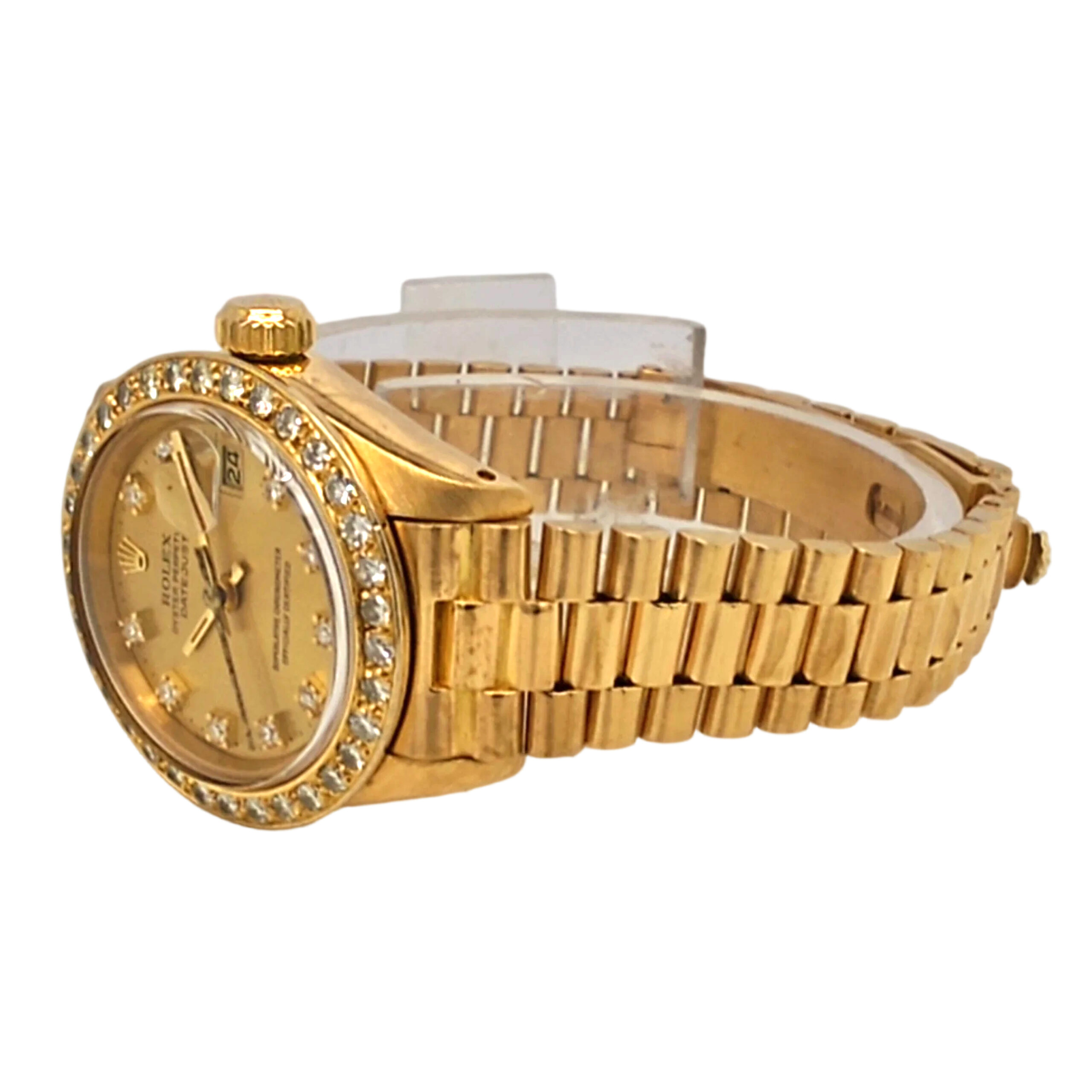 18K Yellow Gold Rolex Lady-Datejust Diamond 6917