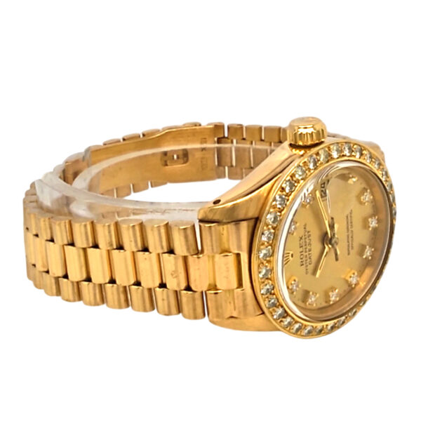 18K Yellow Gold Rolex Lady-Datejust Diamond 6917