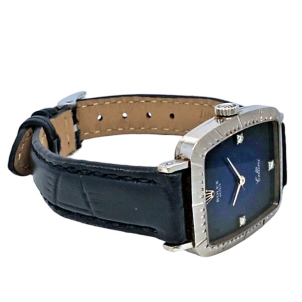 18K White Gold Rolex Cellini Diamond 4087