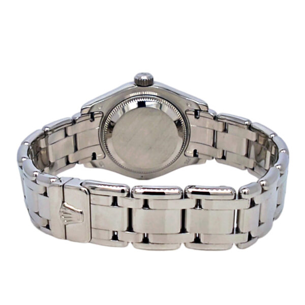 18K White Gold Rolex Lady-Datejust Pearl Master Diamond 80319