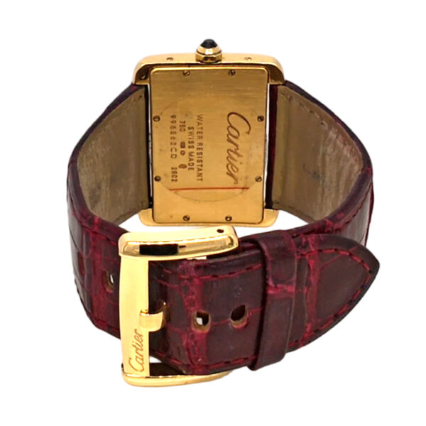 18K Yellow Gold Cartier Tank Divan