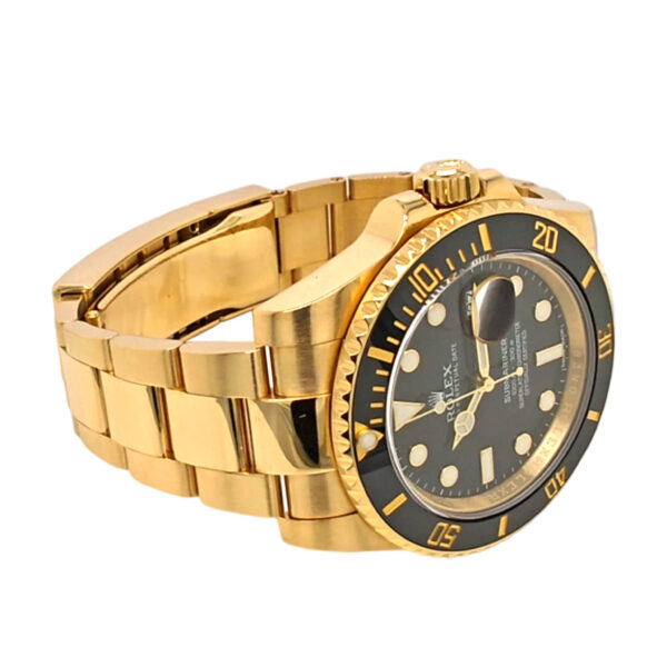 18K Yellow Gold Rolex Submariner Date 116618LN