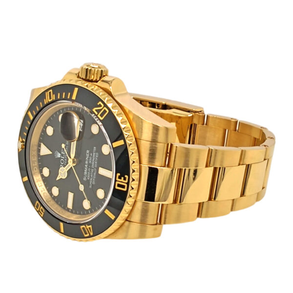 18K Yellow Gold Rolex Submariner Date 116618LN