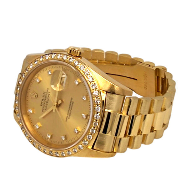 18K Yellow Gold Rolex Datejust Diamond 16018
